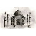 thumbnail image 2 of Popp, Grace 14x10 Black Ornate Wood Framed with Double Matting Museum Art Print Titled - World Landmarks IV, 2 of 4