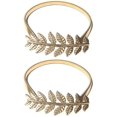 thumbnail image 1 of 2Pcs Curtain Tieback Aluminum Leaf Shaped Curtain Holdback Simple Modern Curtain Buckle Elastic Curtain Strap Decorative Drape Tie Back for Curtain Draperies Golden, 1 of 7