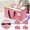 Pink#4, variant on mfyjkho Large Capacity Moving Storage, 4-Pack Foldable Organizer for, Blankets, College Dorm, Household, Portable Travel & Trunk, 69X38X35Cm