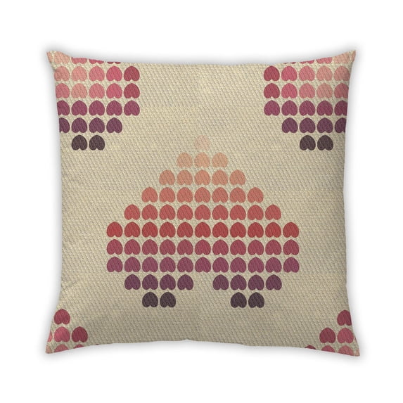 Ahgly Company Indoor Square Contemporary Throw Pillow, 18 inch by 18 inch