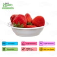 thumbnail image 2 of EcoQuality 6oz Disposable White Plastic Bowls - Plastic Dessert Bowls, Dip Bowls, Ice Cream, Sundae, Heavy Duty Plastic Soup Bowls for Baby Showers, Weddings, Birthday Party, Receptions (500), 2 of 8