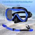 thumbnail image 5 of GKV 180° Panoramic Anti-Fog Snorkel Mask Set – Dry Top Snorkel with Tempered Glass, Leakproof Adult Gear for Snorkeling & Beach Trips, 5 of 7