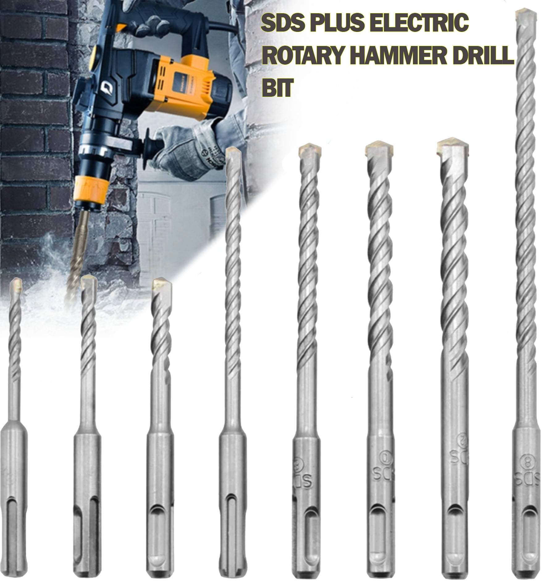 MAX-CRAFT SDS-Plus Rotary Hammer Rock Drill Bit 1 in.x 10 in. Carbide Tip D DEWALT 20V MAX Cordless Brushless 1 in. SDS Plus D-Handle Rotary