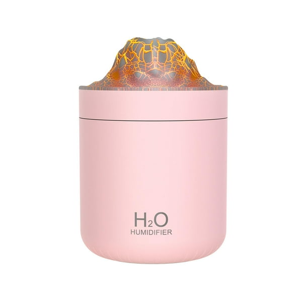 Humidificador portátil Humidificador de escritorio 500 ml 2 modos de pulverización Humidificador pequeño para Rosa