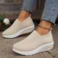 thumbnail image 4 of Willtoo Orthopedic Sneakers For Women Mesh Breathable Arch Support Slip-on Walking Shoes Platform Knit Comfy Non-Slip Casual Shoes, 4 of 4