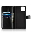 thumbnail image 4 of iPhone 13 Mini Case, iPhone 13 Mini Wallet Case, iPhone 13 Mini Leather Case with Card Slots Kickstand (Black), 4 of 7
