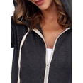 thumbnail image 5 of White Mark Women's French Terry Hoodie and Jogger Lounge Set, 5 of 5