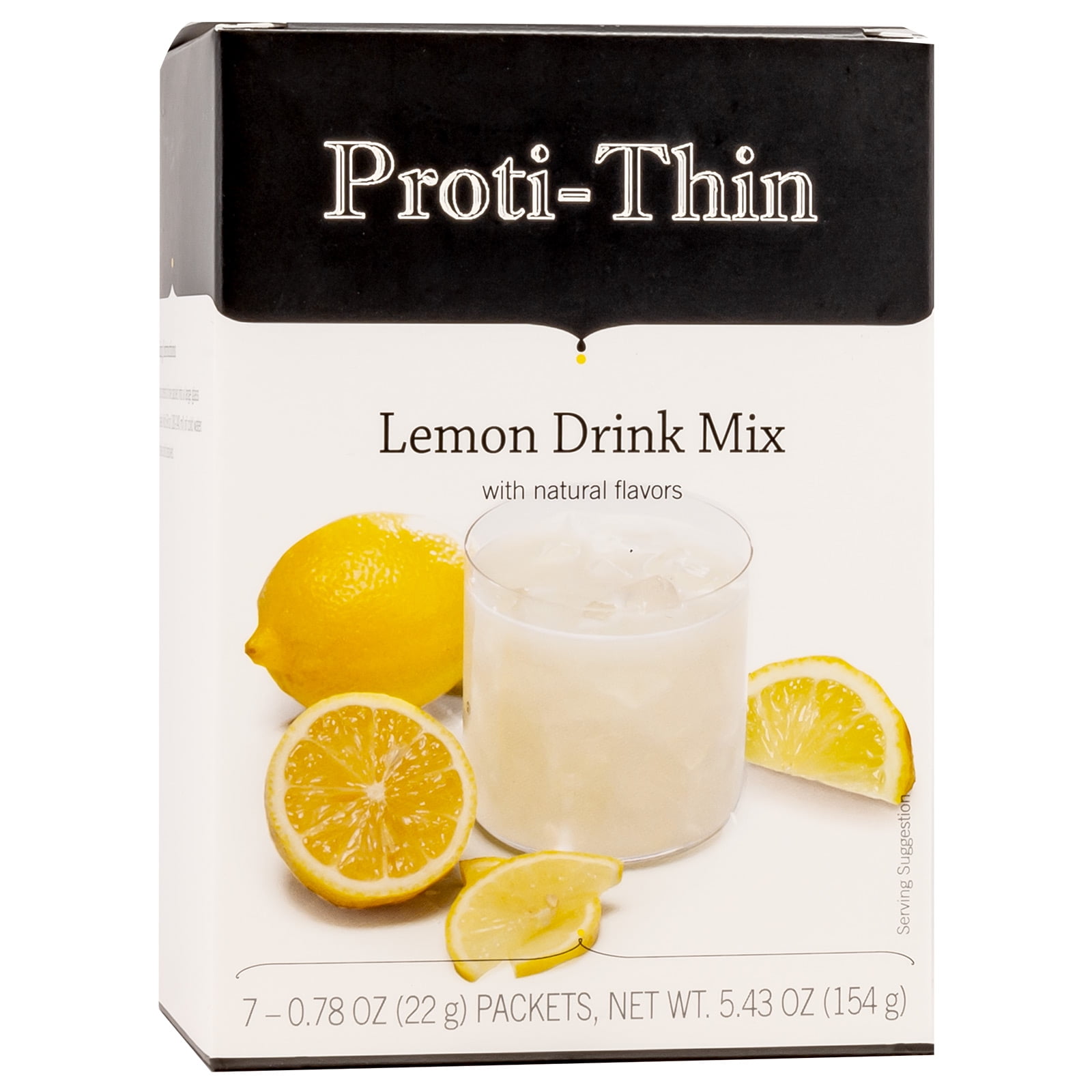 ProtiThin Lemon Protein Diet Fruit Drink 15g Protein Zero Fat