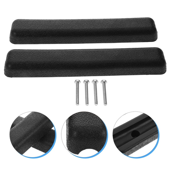 NUOLUX 1Jgo Reposabrazos De De Negro Resistente Y Ergonómico Para Uso Cómodo En Interiores