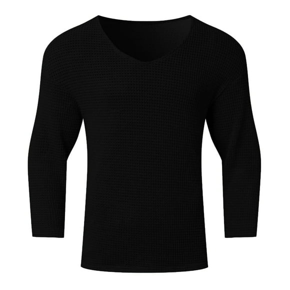 sageysalite Fall Tops for Men Crew Neck Pullover Long Sleeve Lightweight Loose Breathable Casual Fall Winter Workout Tops
