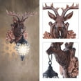 thumbnail image 5 of Deer Horn Sconce Crystal Pendant Lamp Resin Antler Wall Light Wall Fixtures, 5 of 11