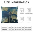 thumbnail image 5 of Nawypu  Throw Pillow Covers Blend Fabric, Gingko Leaf Pattern Decorative Pillow Covers for Couch Bed, 5 of 5