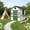 Dark Gray+Green+White+Wood, variant on HMYG Cottage,Wooden Outdoor Playhouse