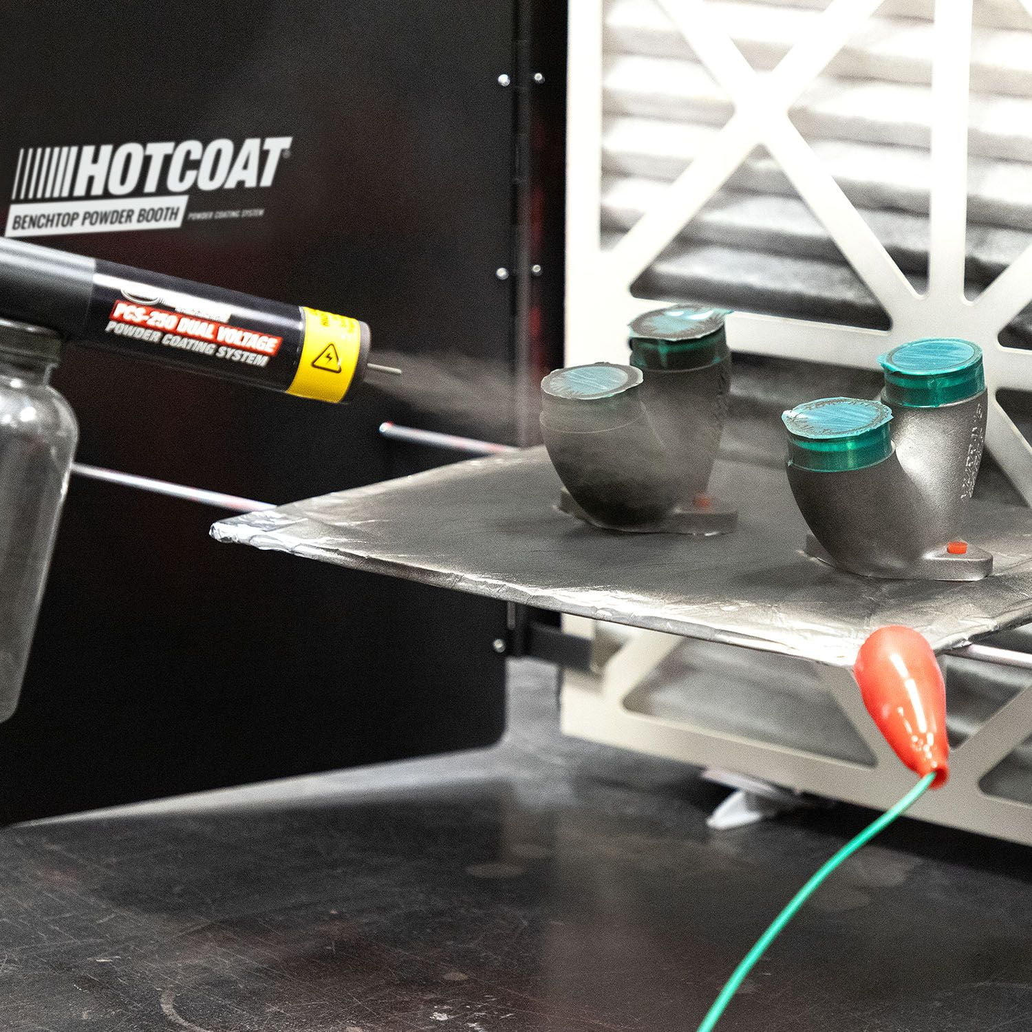Eastwood HotCoat PCS-250 Powder Coating Gun Plus Benchtop Oven and Booth Powder Coating Kit