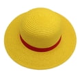 thumbnail image 2 of Sombrero de pescador Luffy Straw Hat unisex para el sol, 58 cm, para mujeres y hombres, 2 of 4