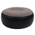 thumbnail image 1 of Pouf Ottoman, Outdoor Ottoman, Inflatable Foot Rest, Inflatable Flocking Stool Multipurpose Lightweight Round Portable Inflatable Stool for Travel Camping Outdoor Activities, 1 of 7