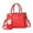 Red, variant on Otqutp Women Tote Bag Fashion Handbags Ladies Leather Tote Bag Purse and Handbags Satchel Shoulder Bags Tote Leather Bag for Ladies(Black,One Size)