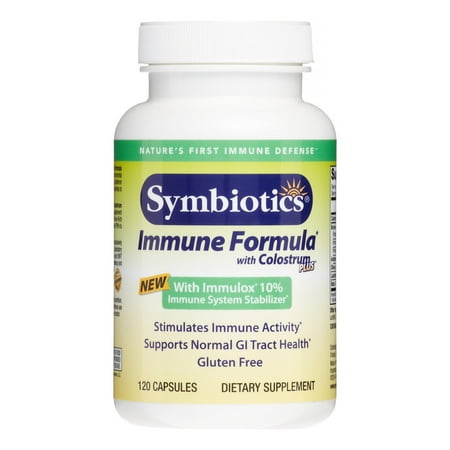 - Symbiotics Colostrum Plus Immune Formula, 120 Ct