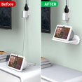 thumbnail image 3 of Soporte de pared para Google Nest Hub Max, color blanco, 3 of 8