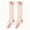 Pink, variant on BRGZLK Toddler Baby Girls Knee High Socks Newborn Infant Ruffle Carrot Decor Sock Solid Color Lightweight Breathable Comfortable Long Socks Girls Uniform Stockings Pink 1-2 Years