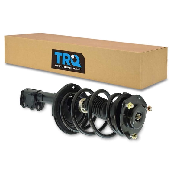 TRQ Front Left Complete Strut & Coil Spring Assembly Drivers Side Fits Select 2008-2010 Toyota Highlander