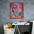 thumbnail image 4 of Epic Graffiti 'Pantone Pop Basset Hound' by Dean Russo, Canvas Wall Art, 20"x24", 4 of 8