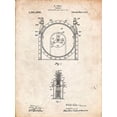 thumbnail image 2 of Borders, Cole 15x18 Gold Ornate Wood Framed with Double Matting Museum Art Print Titled - PP1097-Vintage Parchment Tesla Turbine Patent Poster, 2 of 4
