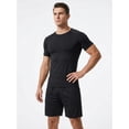 thumbnail image 5 of Men's 2-Piece Athletic Shirt/Shorts Set, Pockets, Quick Dry Breathable Gym Activewear, Running Training Fitness Basketball Football Outdoor Sports, 5 of 15