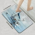 thumbnail image 3 of 1pc Sailboat on Water Bathroom Rug Bathroom Decor and Accessories- Durable,Anti Slip,And Quick Drying,Suitable For Indoor/outdoor Use - Perfect For Bathrooms,Bedrooms,Kitchens, 3 of 9