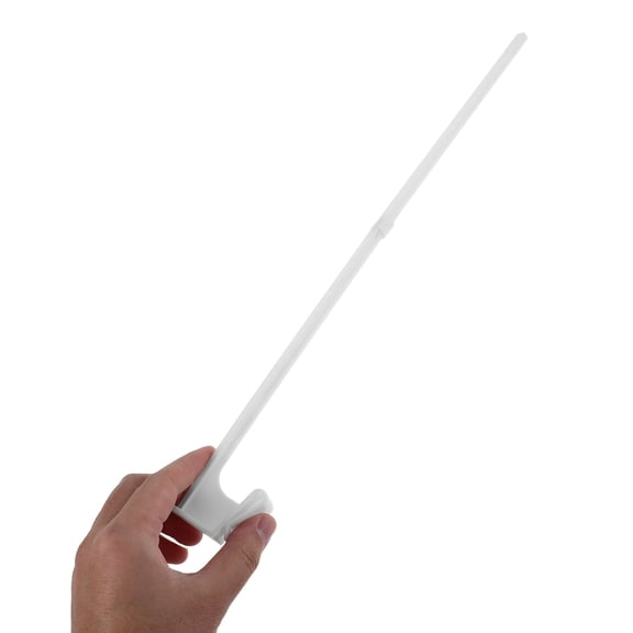 HOOWIFFY 10Pcs Adjustable White Plastic Car Flag Pole Kit for Window Mounting and Outdoor Events