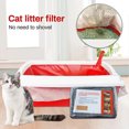 thumbnail image 2 of DEELLEEO Large/Small Mesh Cat Litters Liners Bag Easy Cleaning Cat Litters Poop Tool For Cat Litters Box, 2 of 6