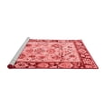 thumbnail image 2 of Ahgly Company Machine Washable Indoor Rectangle Abstract Red Modern Area Rugs, 8' x 12', 2 of 4