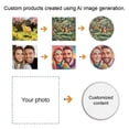 thumbnail image 6 of Lunxisen 4 Pcs Custom Photo Mouse Pad Personalized Desk Mat Home Office Gift Unique Desk Accessory Gift For Friend Corporate Gift Idea(20*20cm), 6 of 7