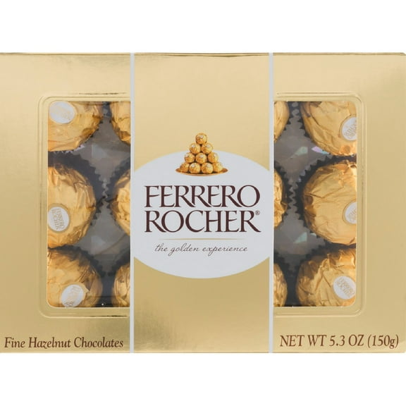 Ferrero Rocher Fine Hazelnut Chocolate 5.30 oz - (Pack of 3)