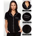 thumbnail image 2 of Ensembles de Pyjama pour Femmes - Haut de Pyjama à Col Cranté et Pantalon de Pyjama - Logo de Pyjama pour Femmes, 2 of 5