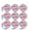 Clear, variant on Girly Cute Colorful Bows Pattern Planner Calendar Scrapbooking Crafting Stickers