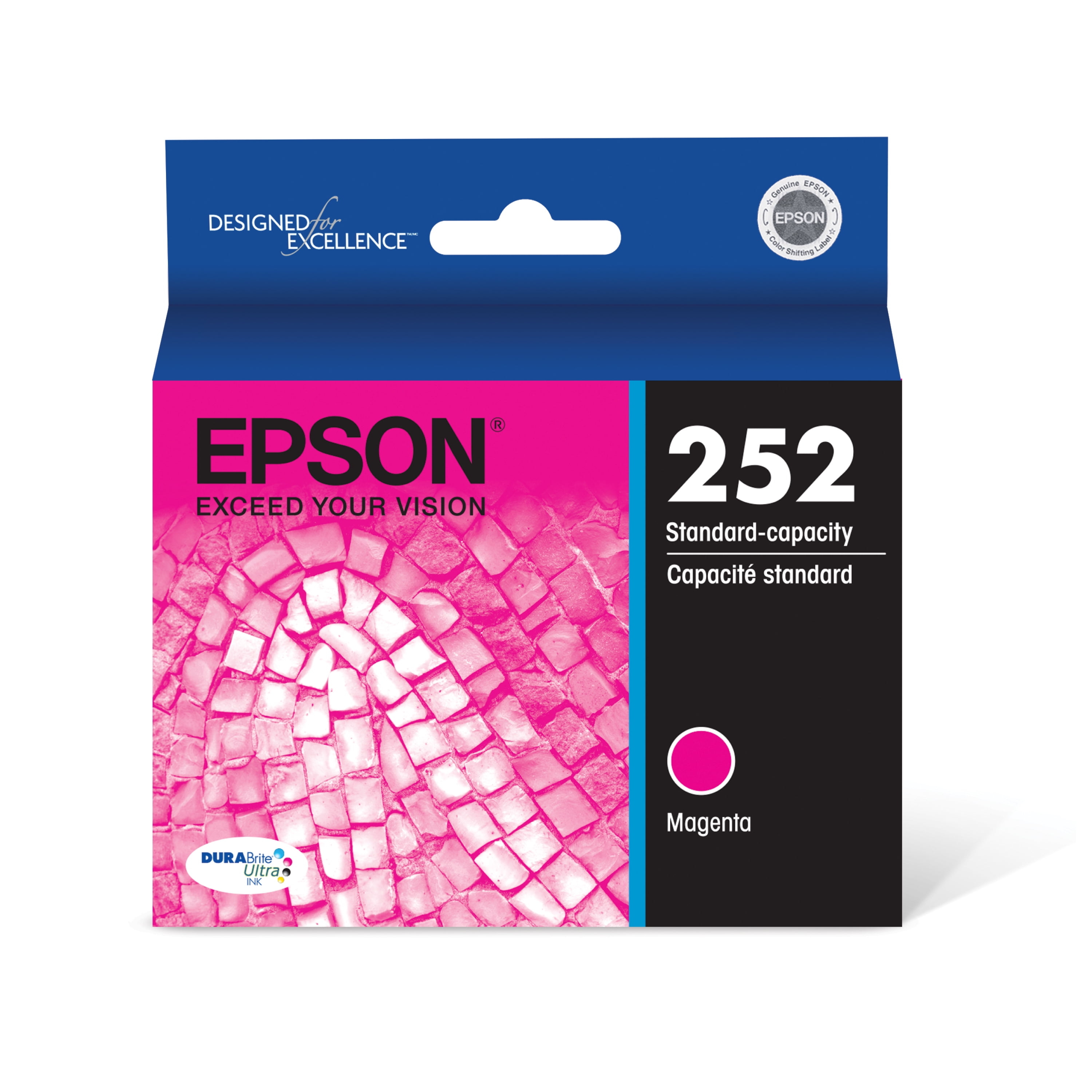 Optage Døds kæbe grådig Epson T252 DURABrite Ultra Genuine Ink Standard Capacity Black Cartridge -  Walmart.com