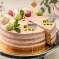 thumbnail image 2 of 3 Sets Construction Cake Picks Engineering Car Cake Ornaments Cartoon Cake Decors, 2 of 7