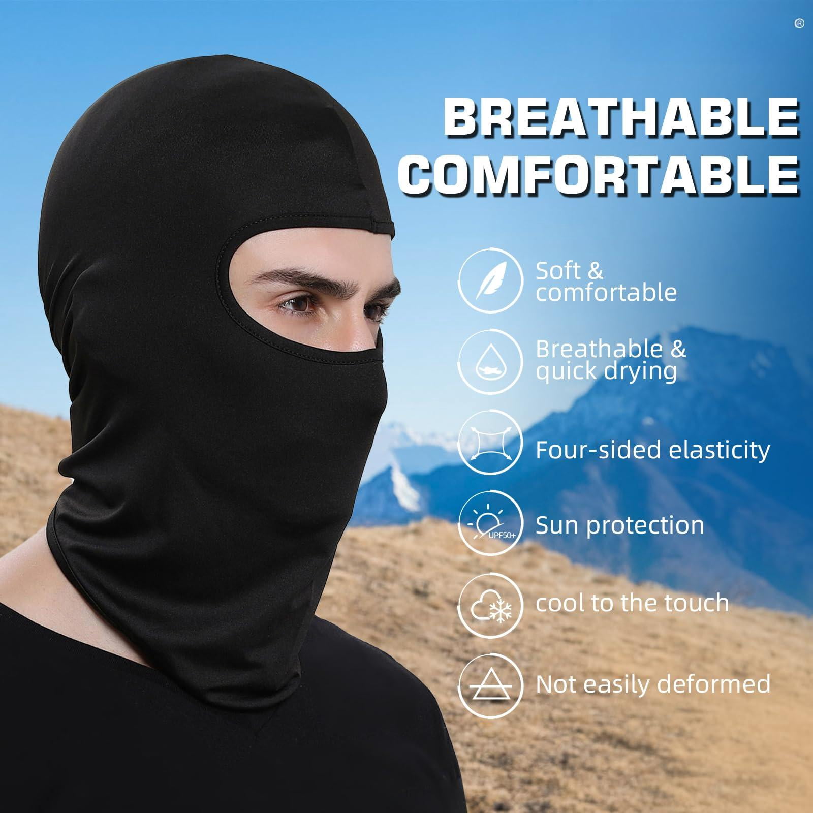 6 Pack Balaclava Ski Mask For Men/women  Full Face Cover