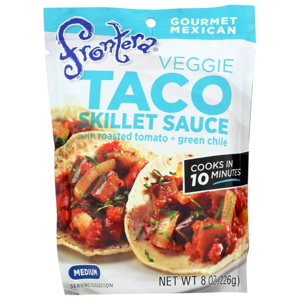 Frontera Veggie Taco Skillet Sauce, Medium, 8 Oz