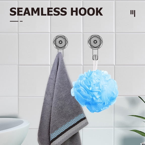 ACDANC Suction Cup Hooks for Showers 9.5x6.0x3.0in Plastic Hanging Coat Hat Strong Suction Cups 1Pcs
