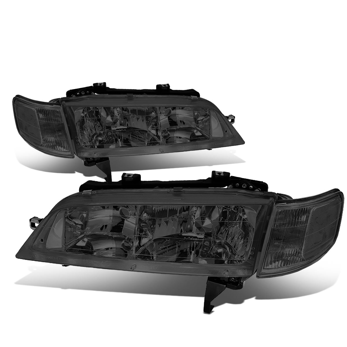 DNA Motoring HL-OH-037-SM-CL1 Pair Smoked/Clear Headlight/Lamps For 94-97 Honda Accord DNA Motoring HL-OH-037-SM-CL1 Pair Smoked/Clear Headlight/Lamps For 94-97 Honda Accord