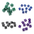thumbnail image 1 of 40x Dados de acrílico D6 Dados de juego de rol poliédricos de 6 caras para RPG Enseñanza de matemáticas Juego de mesa familiar Juego de rol Juguetes de Negro Púrpura Hugo Dados poliédricos, 1 of 10