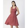 thumbnail image 2 of Moomaya Printed Cotton Sleeveless Fit And Flare Dress - Women's Summer Dress, 2 of 9
