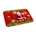 thumbnail image 3 of 2xalfombra De Baño Navideña, Alfombra De Baño Lavable Para Fiesta Navideña, Regalo De Bañera, Santa S, 3 of 8