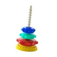 thumbnail image 4 of Torre arcoíris con rueda giratoria de arcoíris, juguete clásico, colorido, Montessori, con engranajes sensoriales para niños pequeños, niños y niñas 4 capas, 4 of 8
