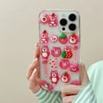 thumbnail image 2 of BINUFF Junk Phone Case, 3D Pink  Clear Phone Cover, for iPhone 6/8/11/se/12/13/14/15 Plus/Pro Max, 2 of 5