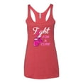 thumbnail image 2 of for a Support Awareness Tri-Blend Racerback Tank Top, Vintage Red, Medium, 2 of 3