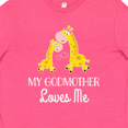 thumbnail image 4 of Inktastic My Godmother Loves Me Giraffe Youth T-Shirt, 4 of 5