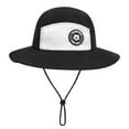 thumbnail image 2 of Oiyii Adventure‑Ready Bucket Hats for Newborn Boy Solid‑Tone Sun Hats, White, 2 of 8